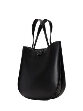 HANWEN NEW YORK Matte Black Calfskin Leah Carryall VGUC
